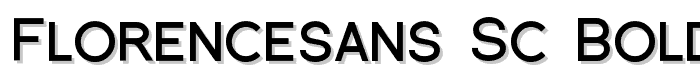 Florencesans SC Bold font